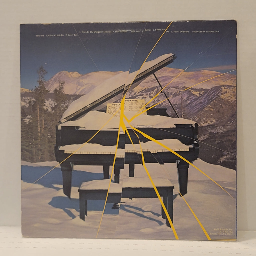 Supertramp - Even In The Quietest Moments - signed lp by 5 band members