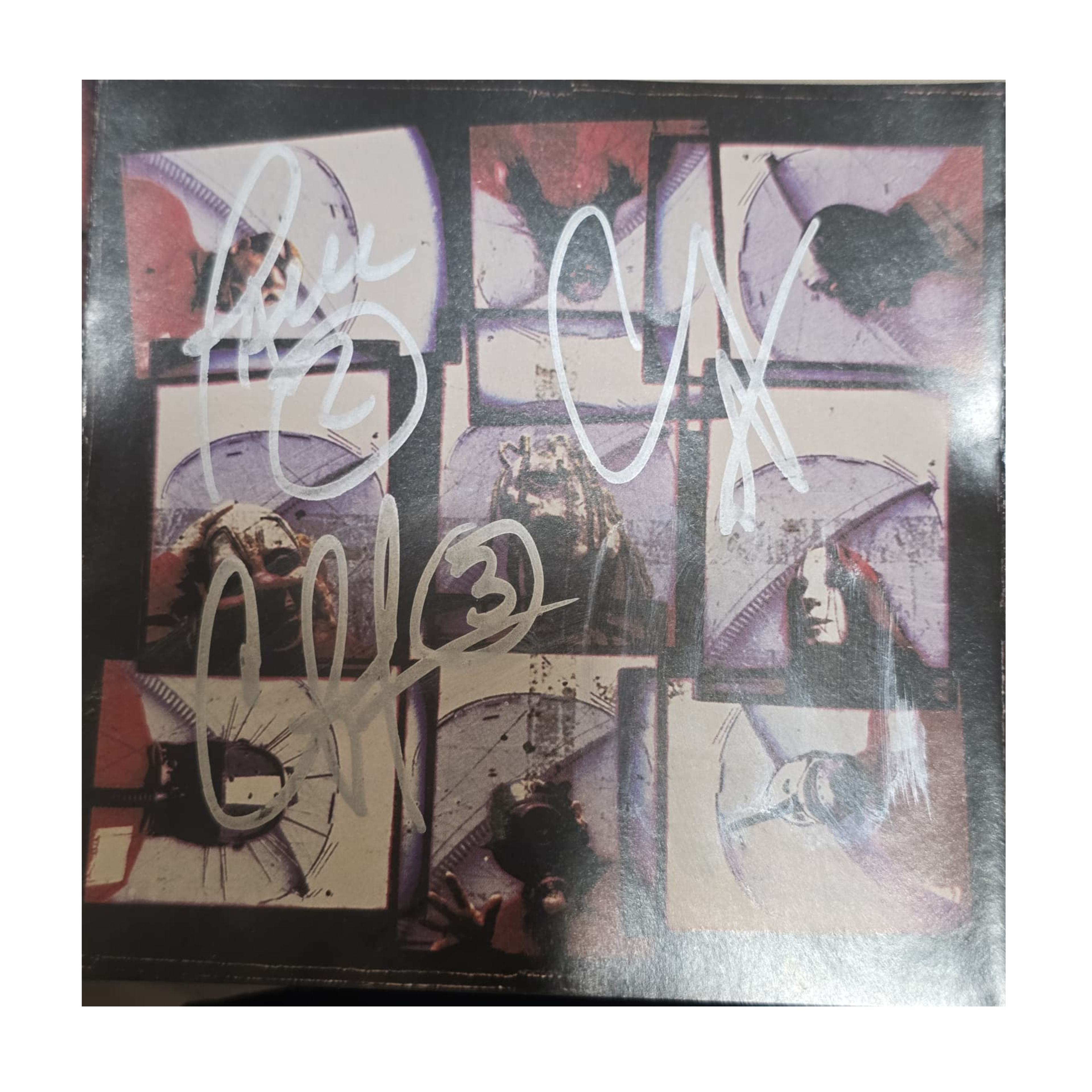 Slipknot Signed cd Self titled - signed cd by 9 band members