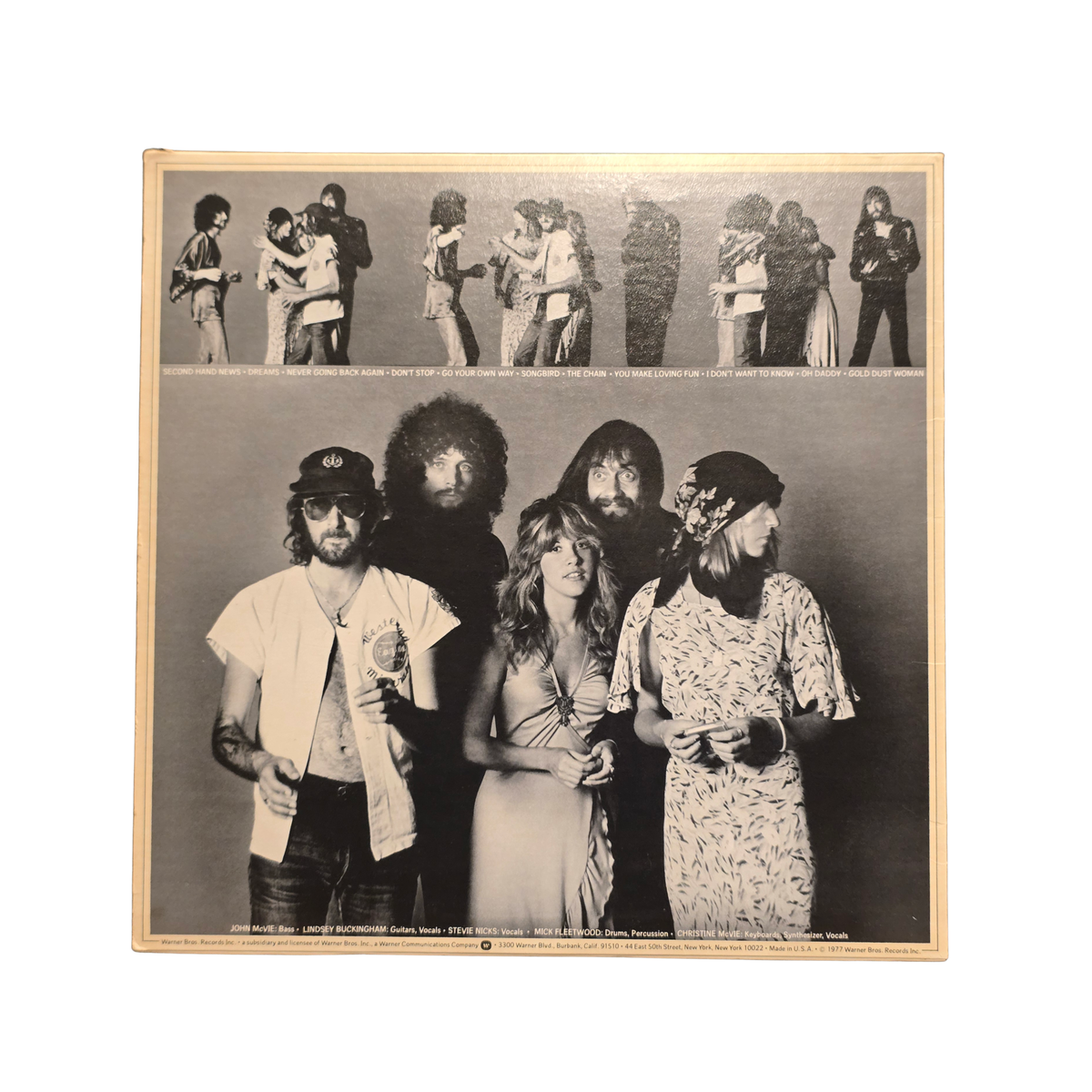 Fleetwood Mac - Rumours - signed lp by 5 band members
