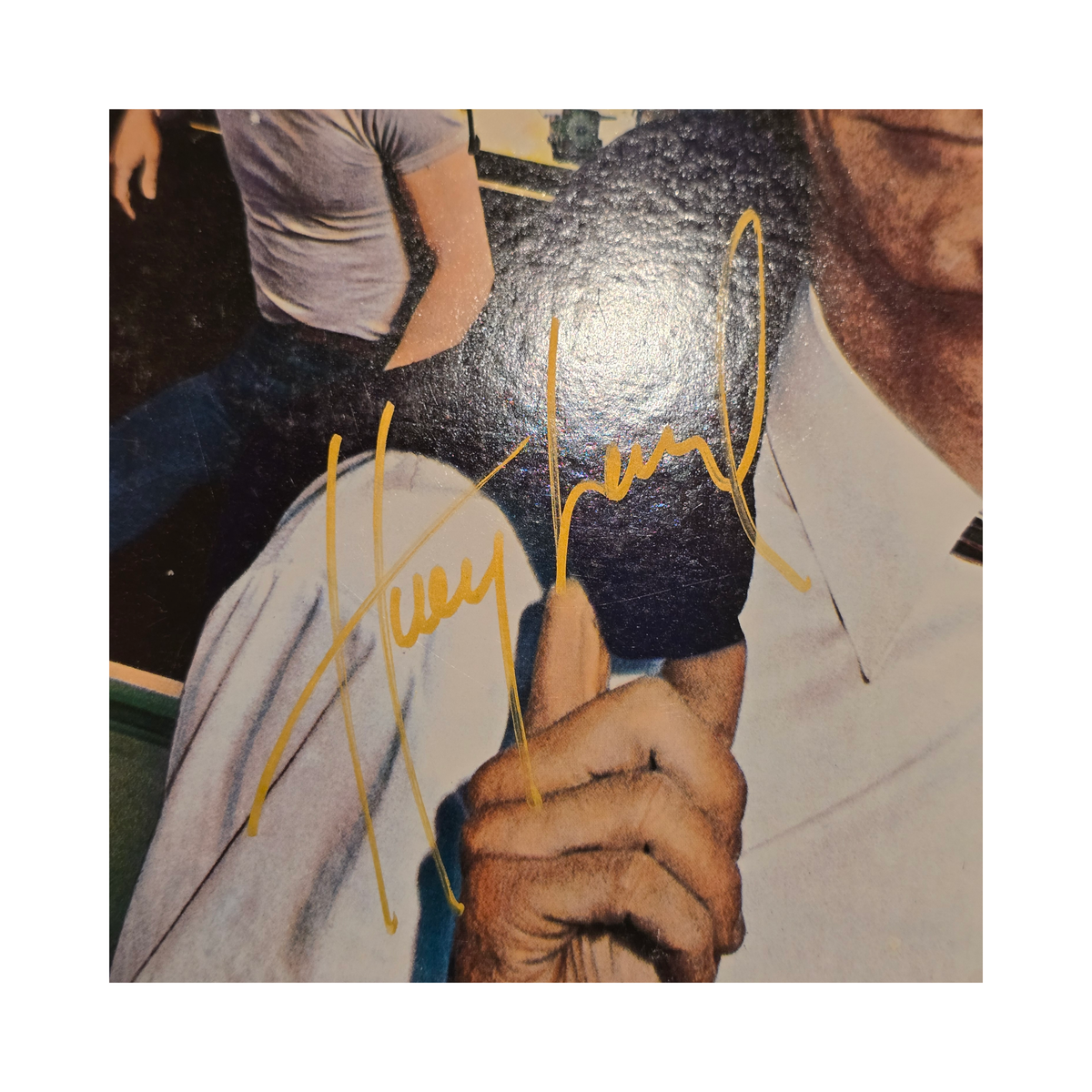 Huey Lewis and the News - Sports - signed lp by 5 band members