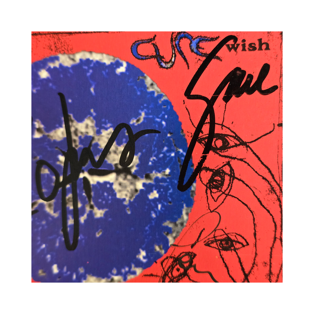 The Cure - Wish - signed cd by 5 band members