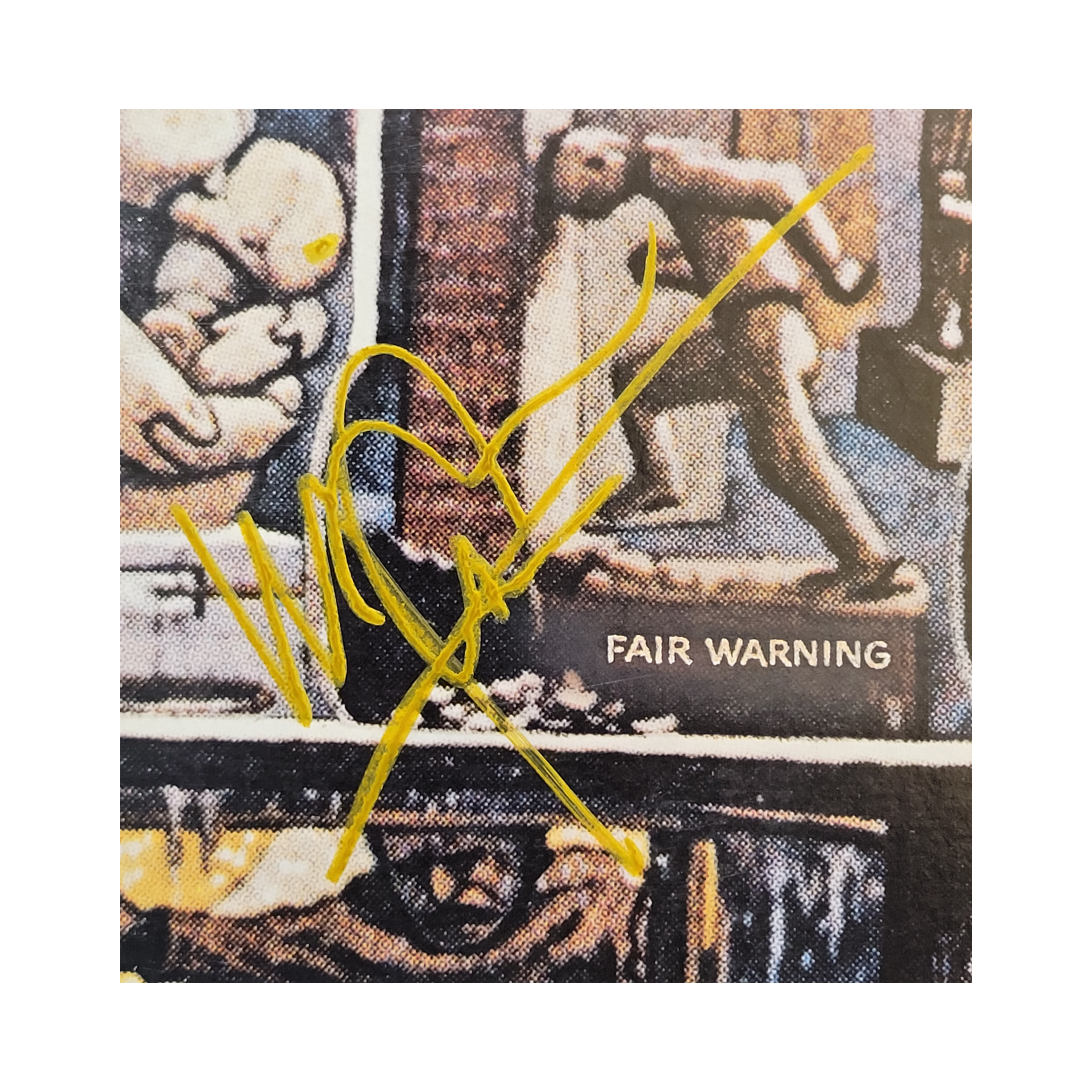 Van Halen - Fair Warning -  signed lp by 4 band members