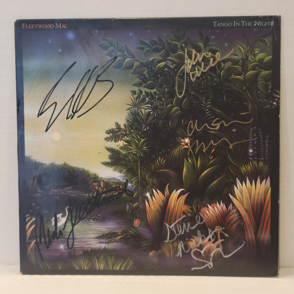 Fleetwood Mac - Tango In the Night - signed lp by 5 band members