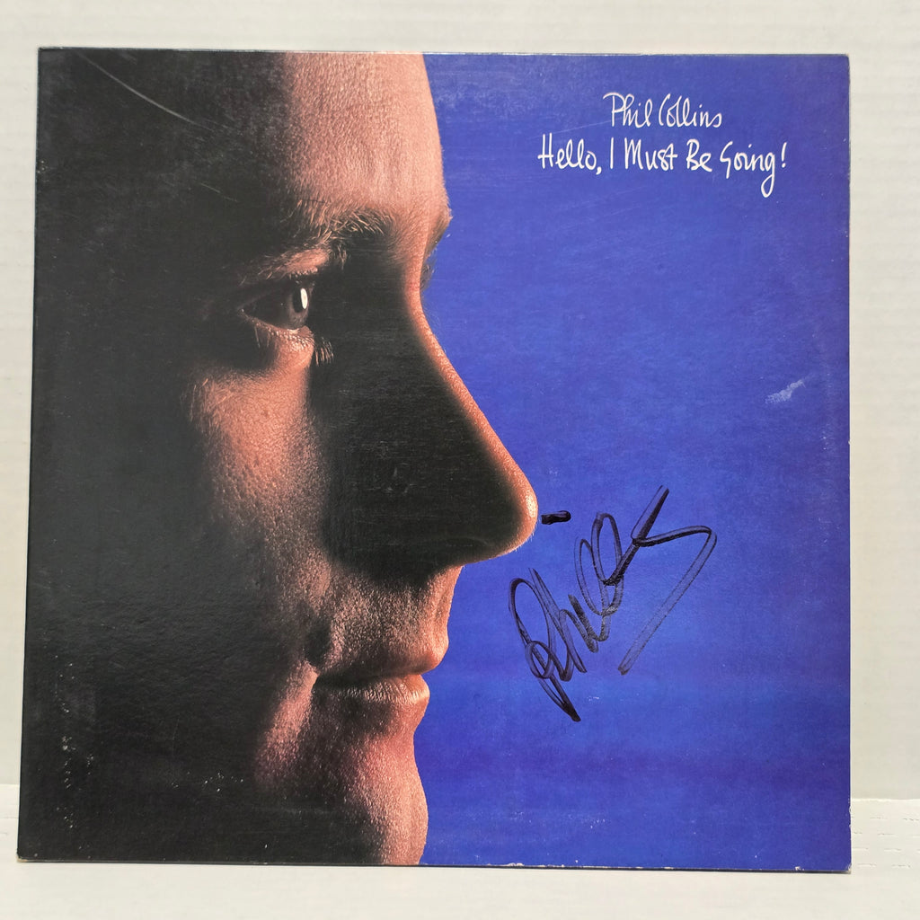 Phil Collins - Hello I Must Be Going - signed lp