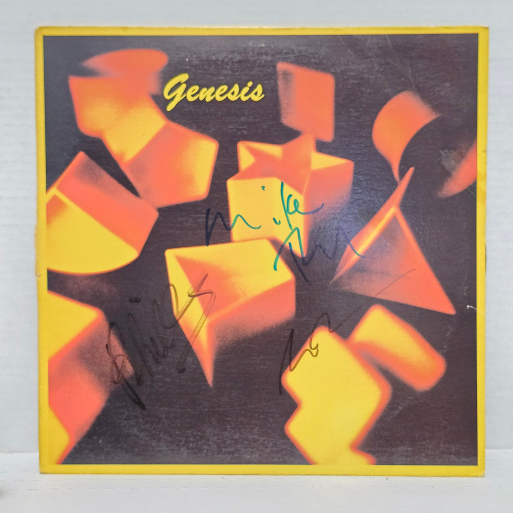 Genesis - Self titled - signed lp by 3 band members