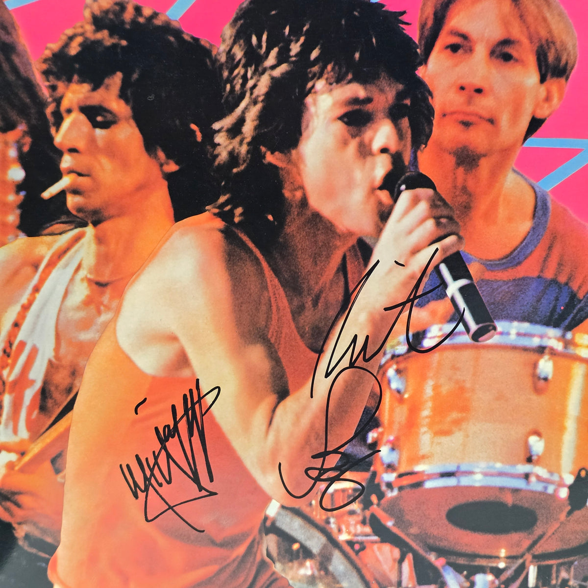 Rolling Stones  Still Life American Concert RL Masterdisk - signed gatefold by 5 band members