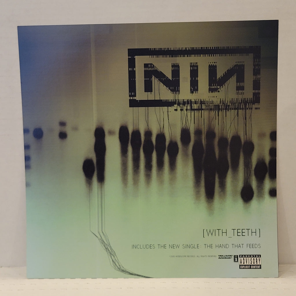 Nine Inch Nails - With Teeth - signed promo poster by Trent Reznor