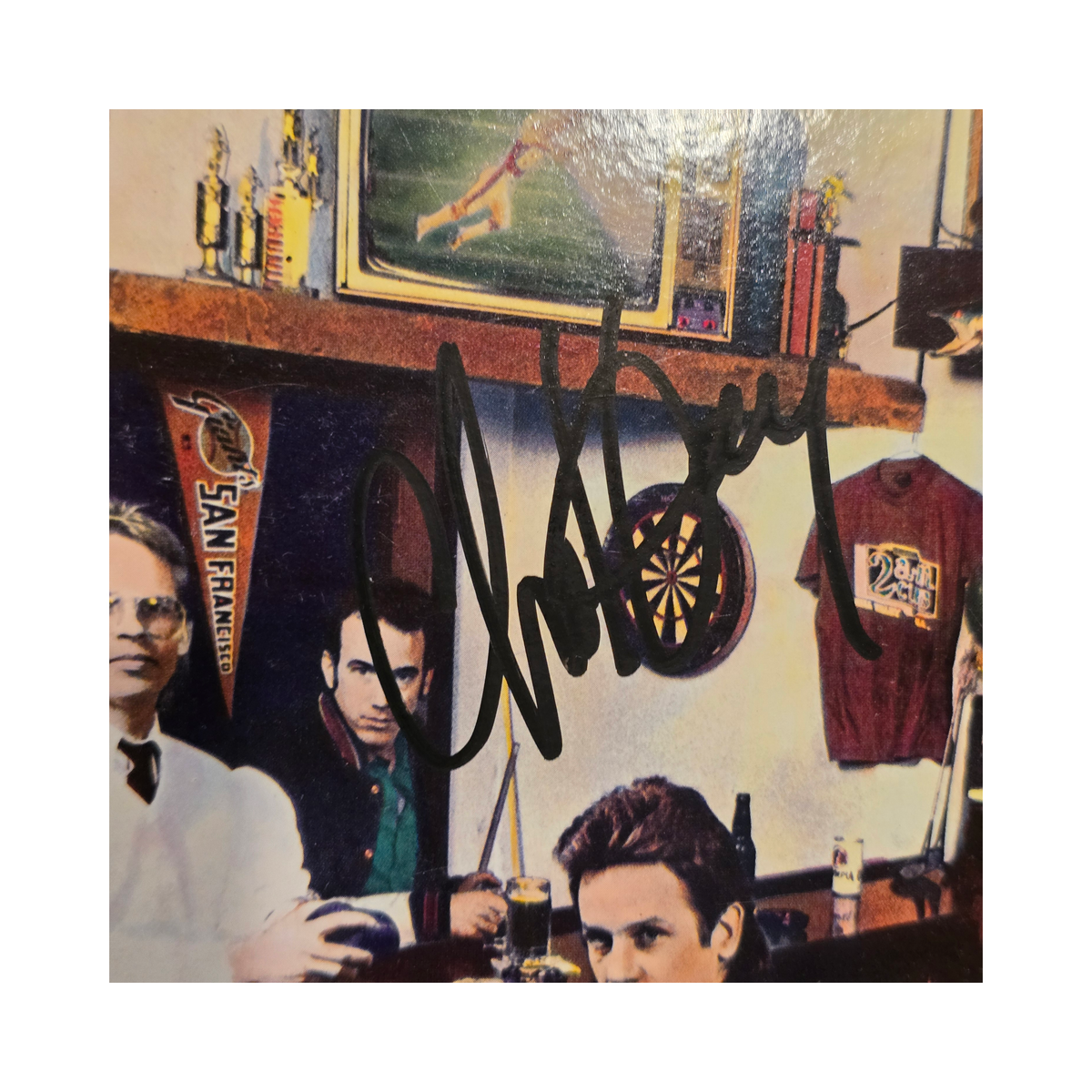 Huey Lewis and the News - Sports - signed lp by 5 band members
