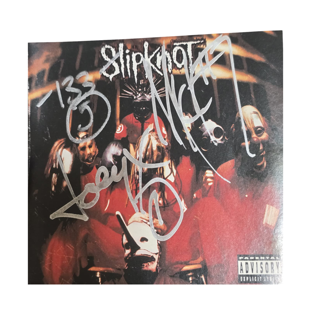 Slipknot Signed cd Self titled - signed cd by 9 band members
