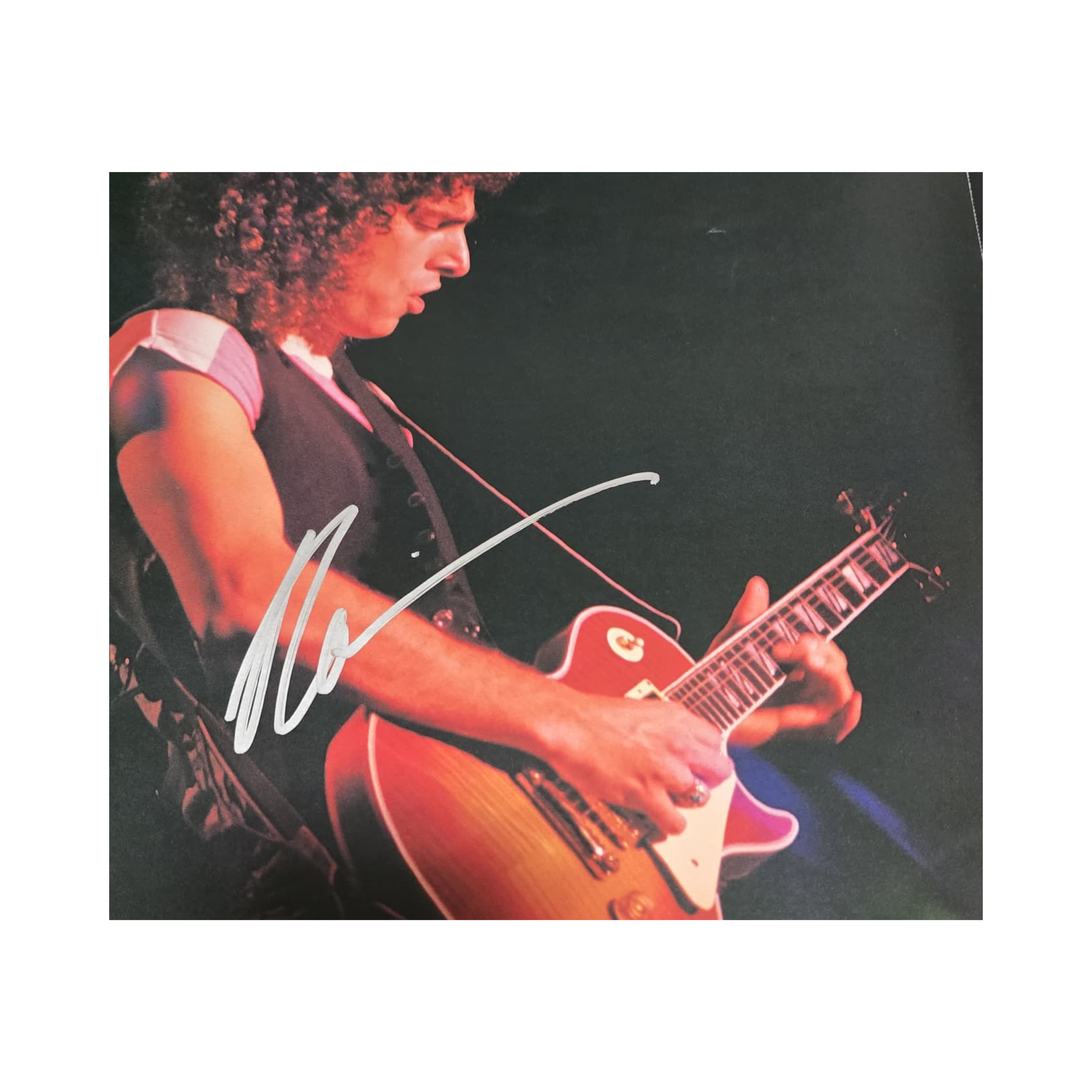 Journey - Captured 1981 - signed fold out insert by 5 band members
