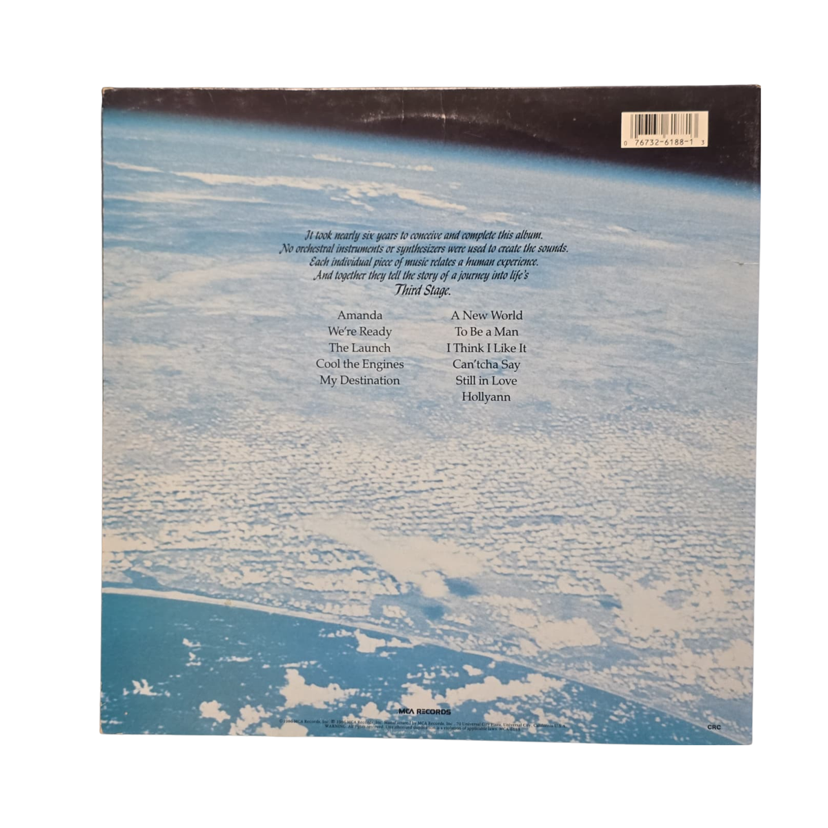 Boston -  Third Stage - signed lp by 6 band members