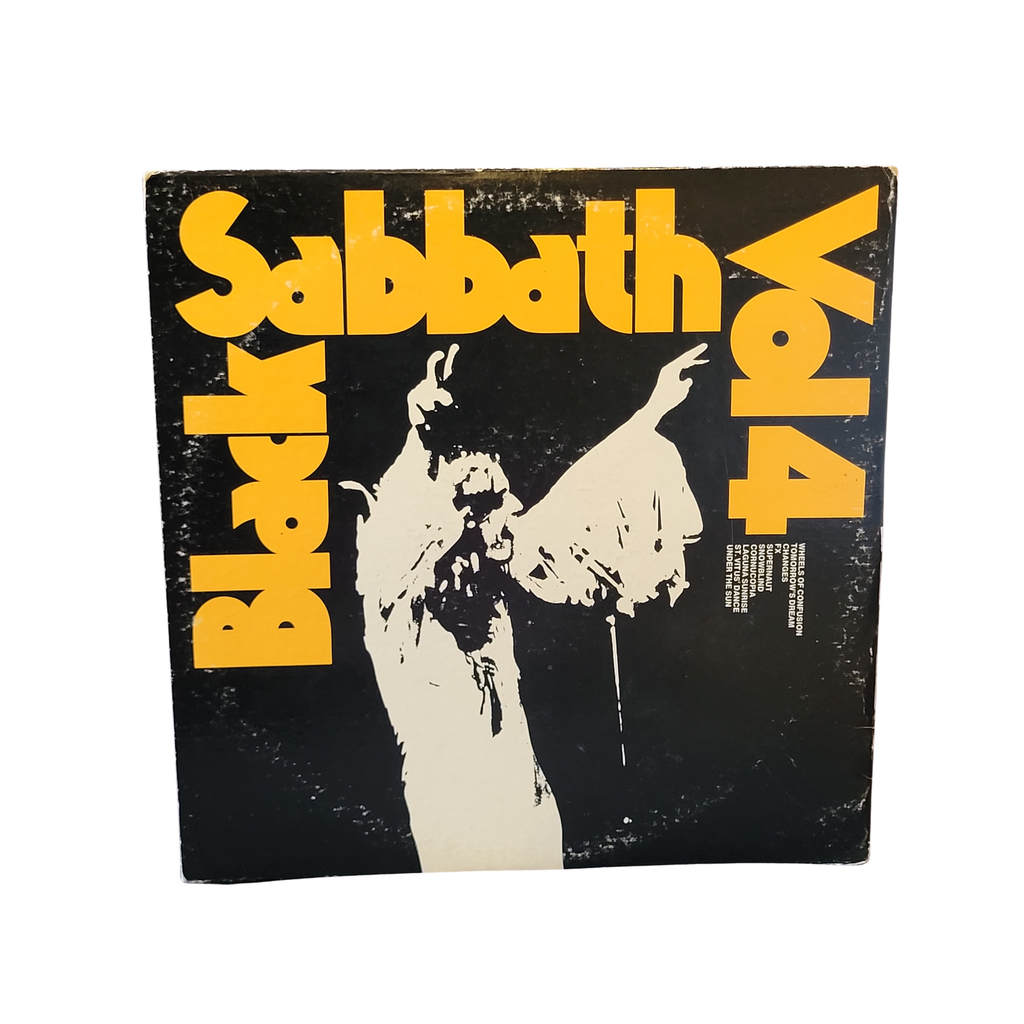 Black Sabbath - Volume 4 Green Label - signed lp by all 4 members