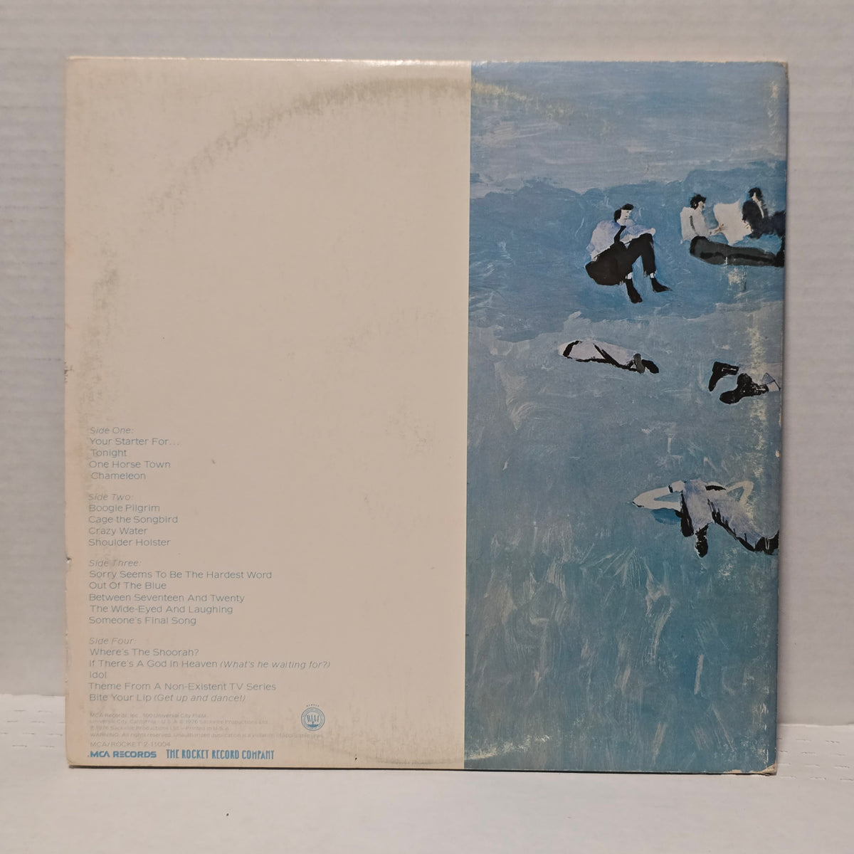 Elton John - Blue Moves - signed lp