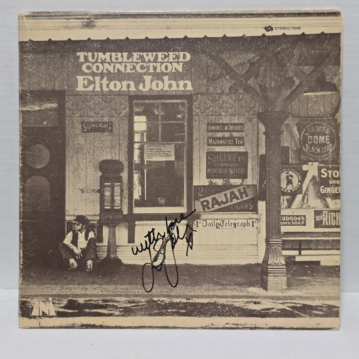 Elton John - Tumbleweed Connection - signed lp