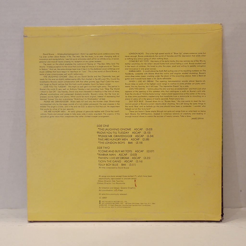 David Bowie - Starting Point signed lp