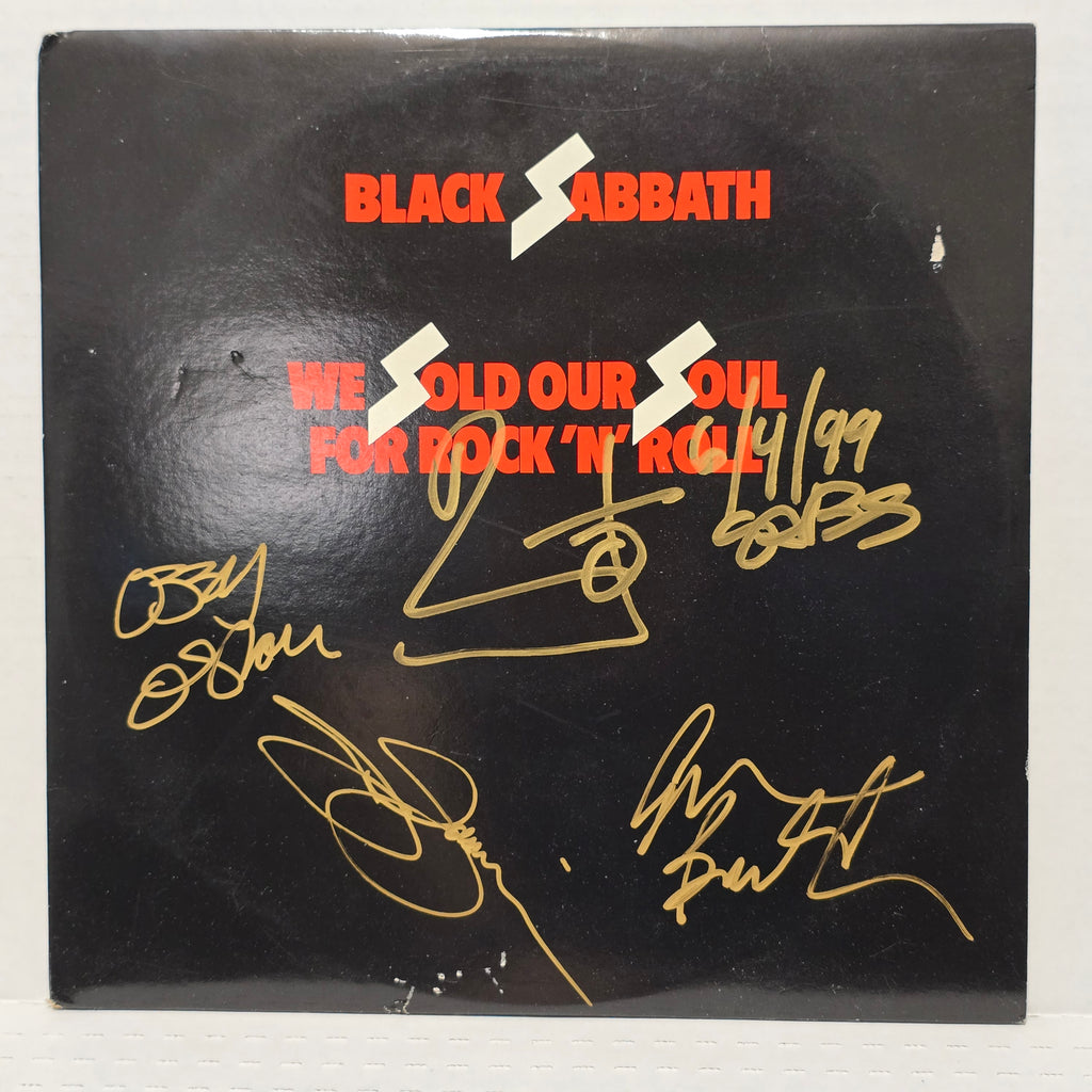 Black Sabbath - We Sold Our Souls - signed lp by 4 band members