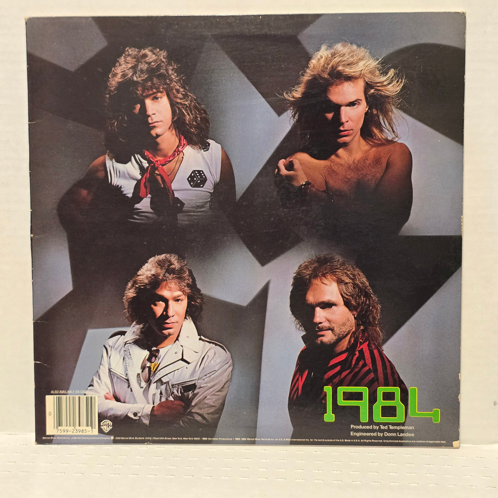 Van Halen  - 1984 - signed lp by 4 band members