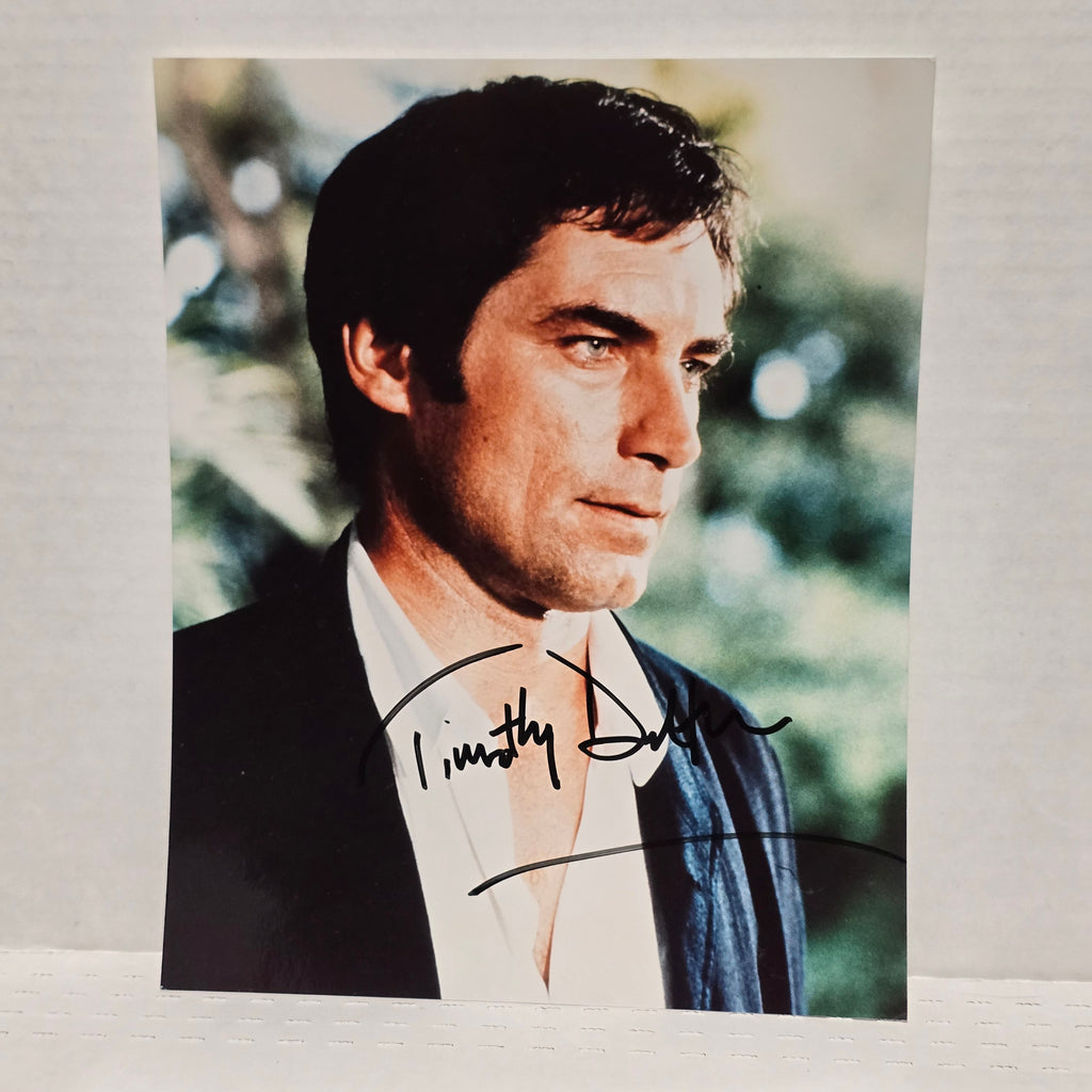 Timothy Dalton - James Bond 1989 - signed  8x10 photo
