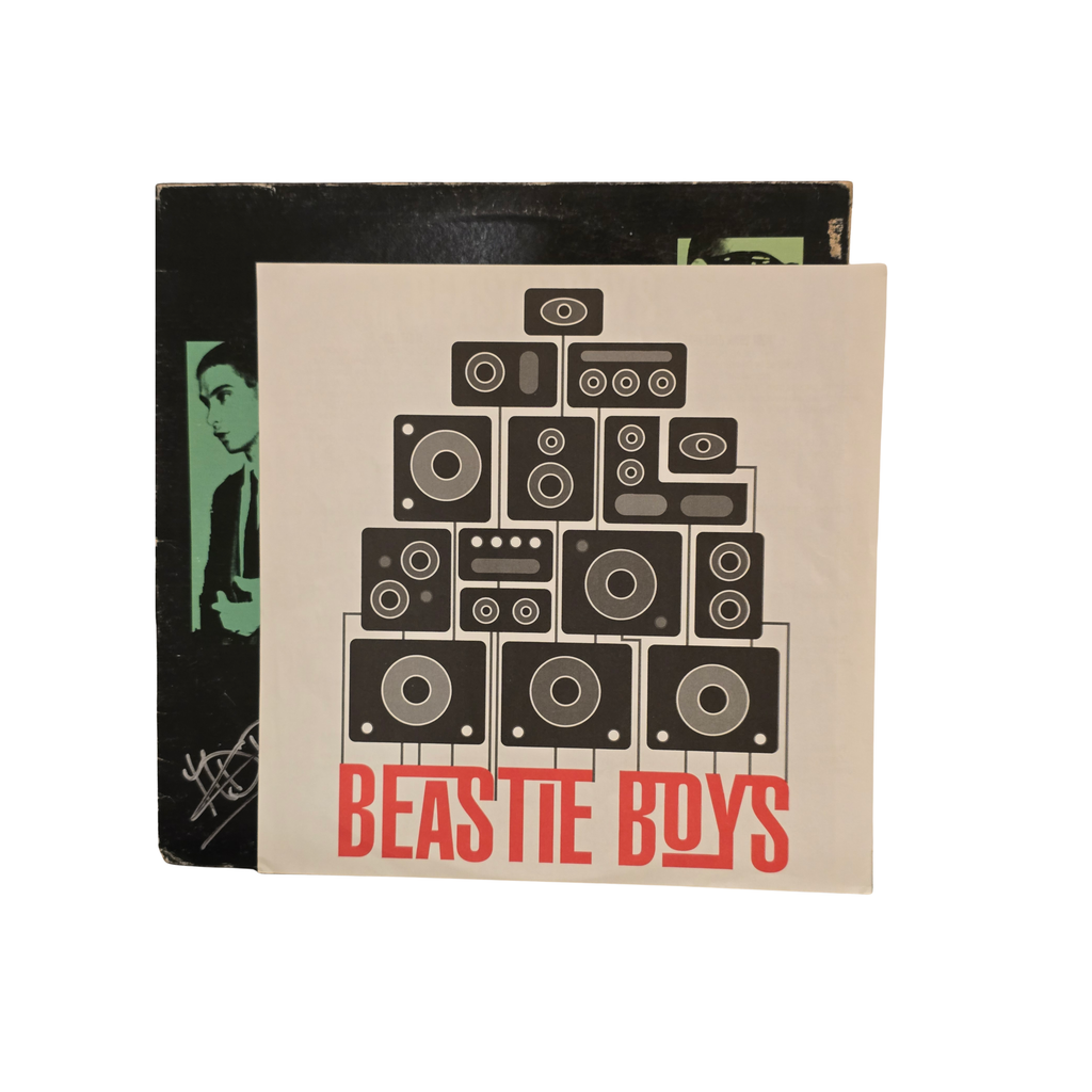 Beastie Boys - Root Down Canada Press blue vinyl 1995 - signed lp by 3 band members
