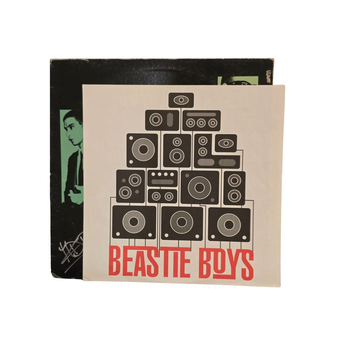 Beastie Boys - Root Down Canada Press blue vinyl 1995 - signed lp by 3 band members
