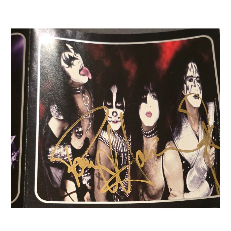 Kiss - Greatest Kiss - signed cd by all 4 members
