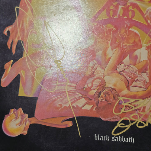 Black Sabbath - Sabbath Bloody Sabbath NEMS UK Press -  signed lp by 4 band members