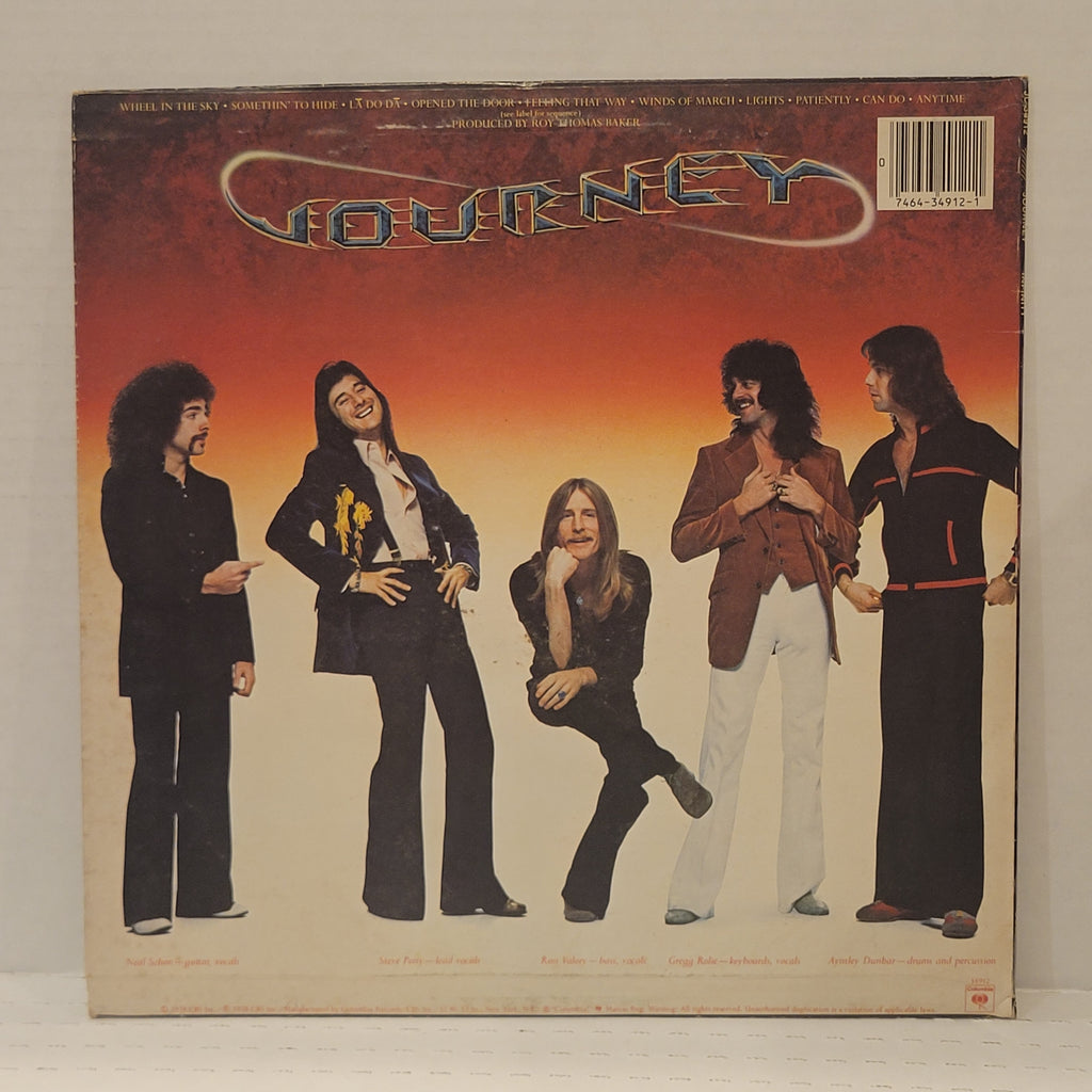Journey -  Infinity - signed lp by 5 band members