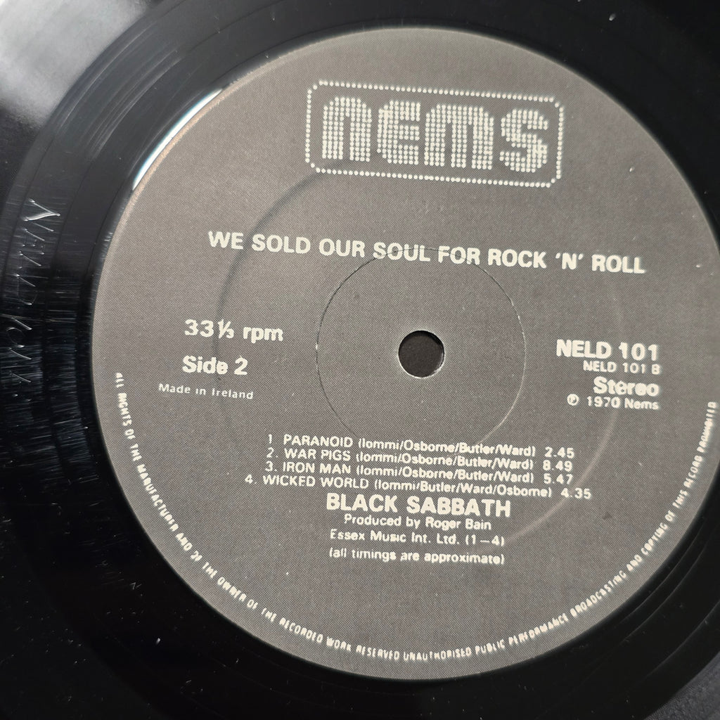 Black Sabbath - We Sold Our Souls - signed lp by 4 band members