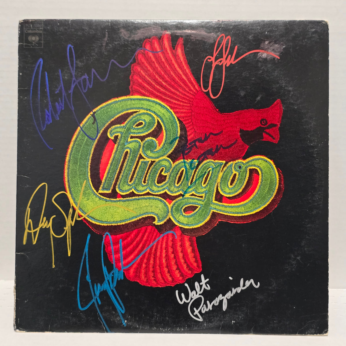 Chicago - 8 - signed lp by 6 band members