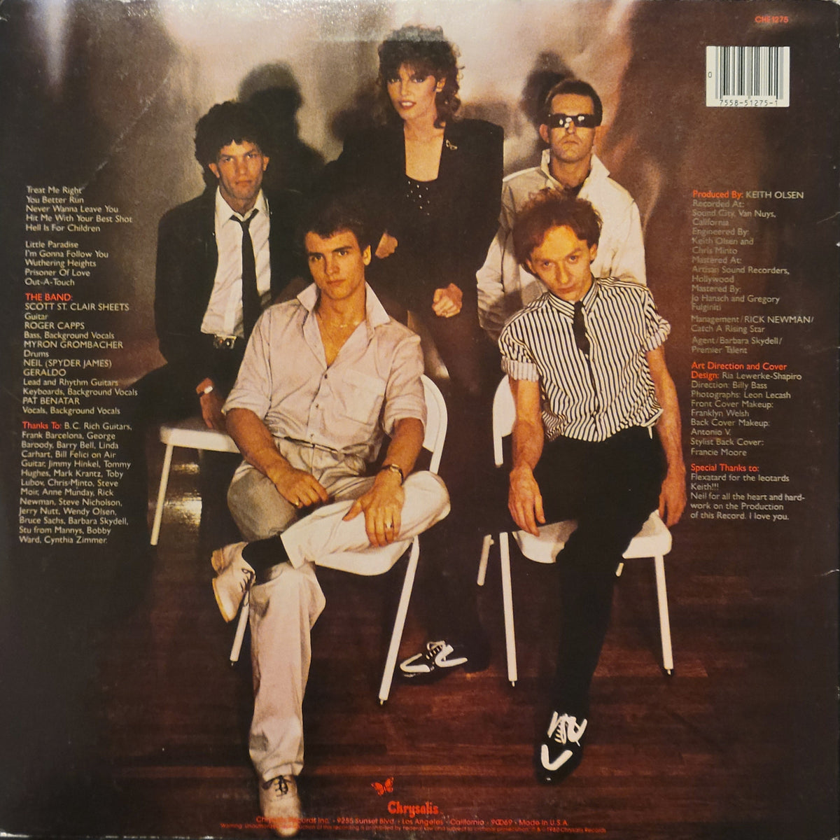 Pat Benatar - Crimes of Passion -  signed lp