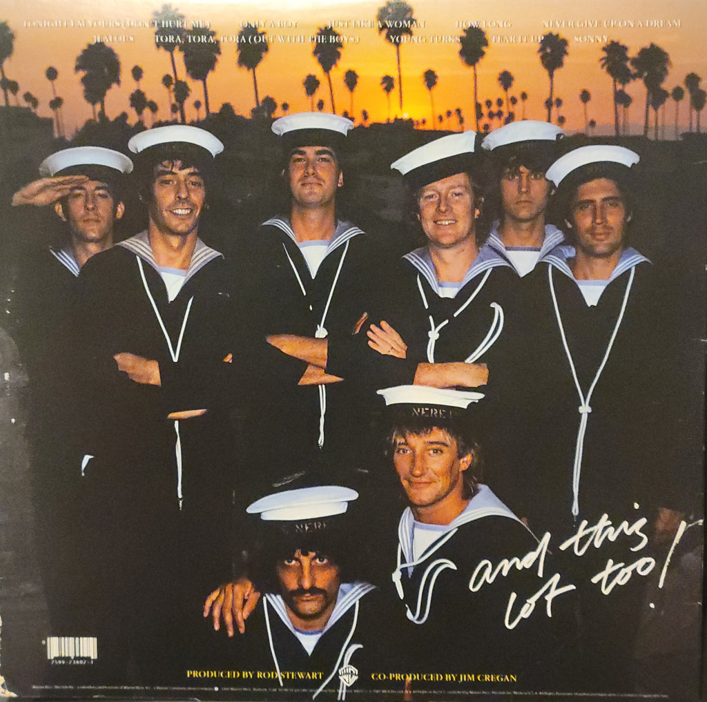 Rod Stewart - Tonight I'm Yours- signed lp