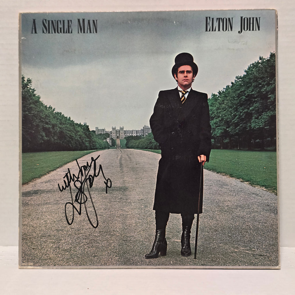 Elton John - Single Man - signed lp