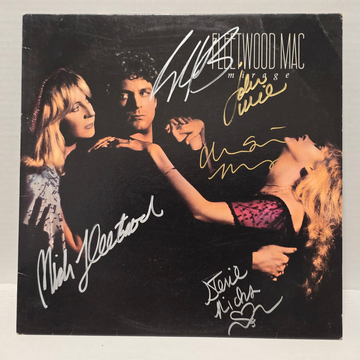 Fleetwood Mac - Mirage 5 members - signed lp