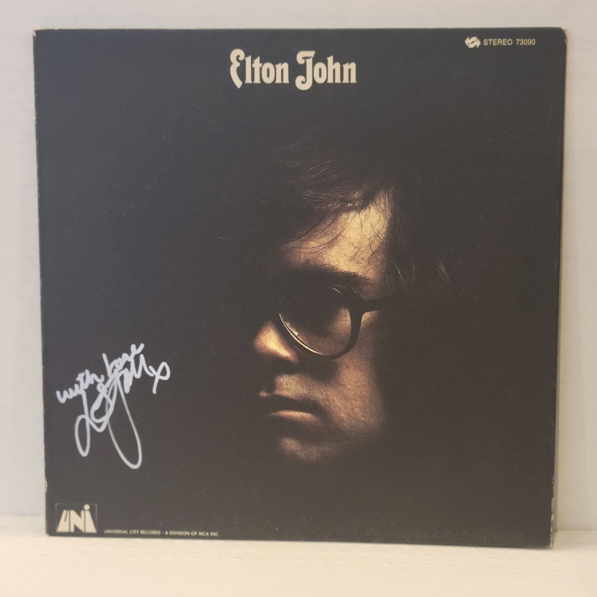Elton John -  Self Titled - signed lp