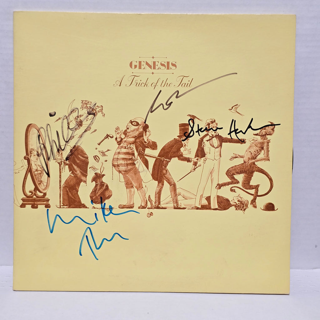 Genesis - A Trick Of The Tail - signed lp by 4 band members