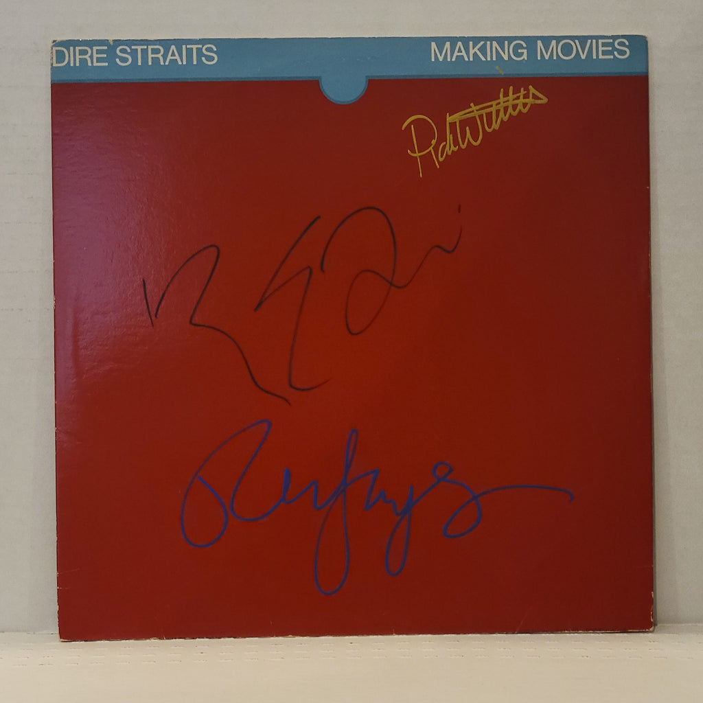 Dire Straits - Making Movies - signed lp by 3 band members