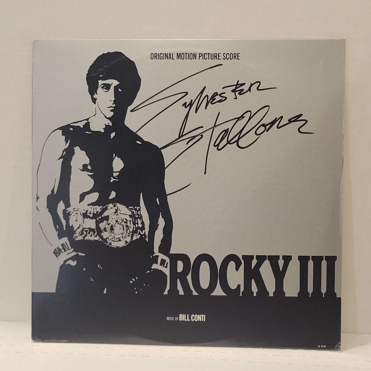 Sylvester Stallone - Rocky 3 Soundtrack  - signed lp