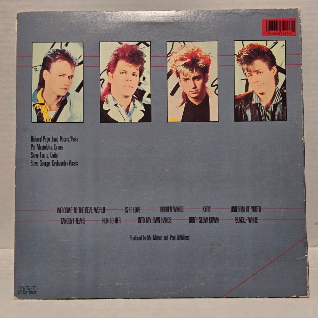 Mister Mister - Welcome to the real world - signed lp by 4 band members