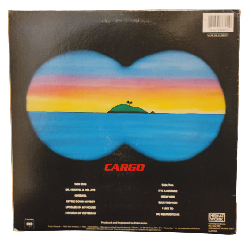 Men at work - Cargo - Signed lp