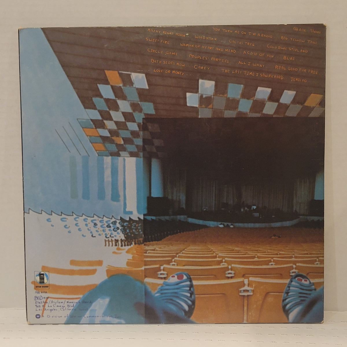 Joni Mitchell - Miles Of Aisles - signed lp