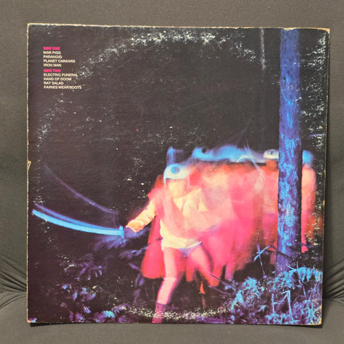 Black Sabbath - Paranoid Green Label - signed lp by 4 band members