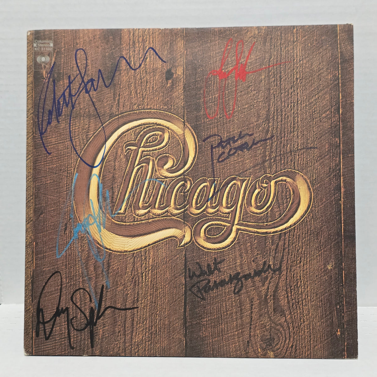 Chicago - 5 V - signed lp by 6 band members