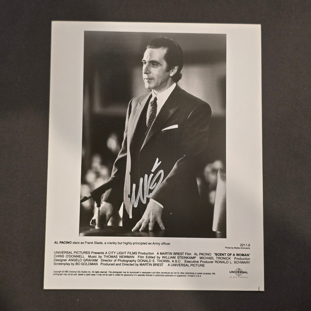Al Pacino Signed Press Photo Scent of a Woman 1992, Original, Vintage, Great Gifts, 70s 80s 90s