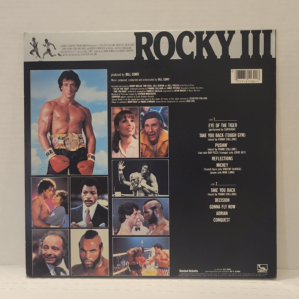 Sylvester Stallone - Rocky 3 Soundtrack  - signed lp