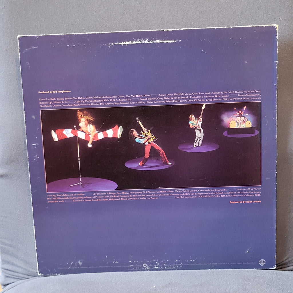 Van Halen -  2 , 4 members - signed lp by 4 band members