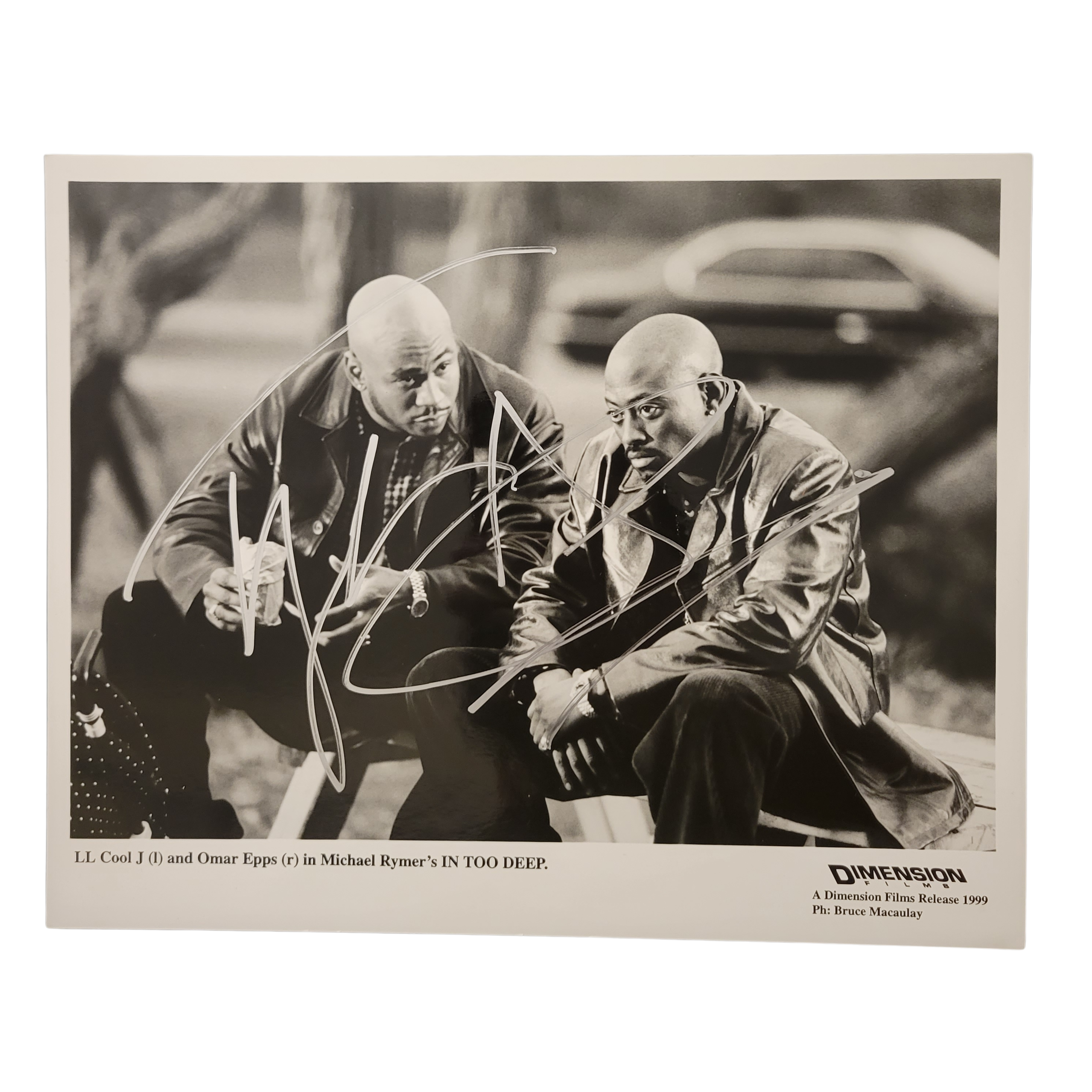 LL Cool J and Omar Epps  - In Too Deep - signed Photo