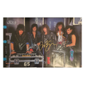 Bon Jovi - 1986 Tour - signed poster by all 5 members