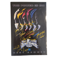 Power Rangers - 1995 Movie - signed promo poster all 6 actors